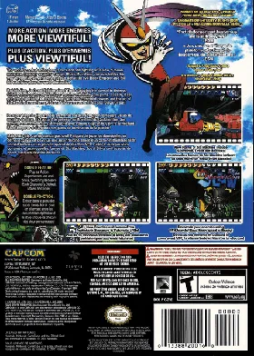Viewtiful Joe 2 box cover back